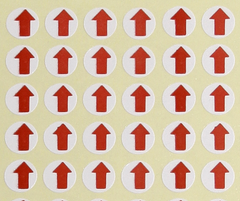 Decal Tomy Mũi Tên (10 Tờ/ Xấp)