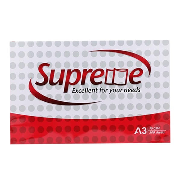 Giấy Supreme 70gsm A3.