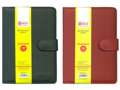Sổ Da 200tr 70gsm A5 Nút Cài Edition Daily Book E3 Hồng Hà 2846