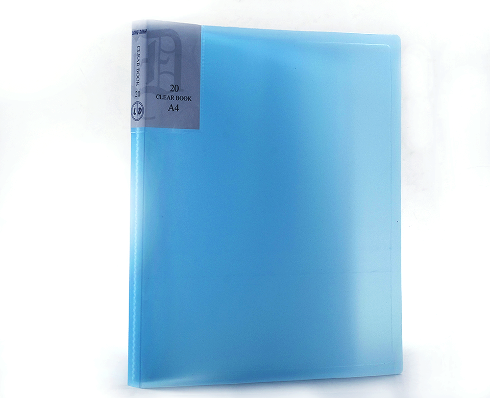 Bìa 20 Lá A4 Nhựa Trong LD