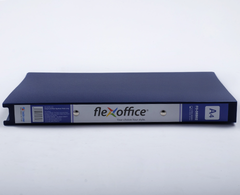 Bìa Còng 3F A4 Nhẫn FO-ORB02 Xanh FlexOffice Nhựa