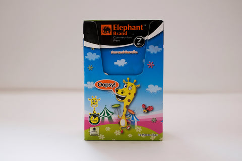 Bút Xóa Nước Elephant 7ml (12 cây/hộp)