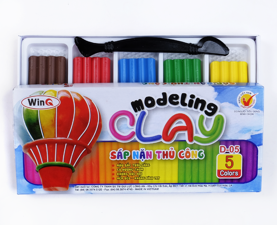 Đất Nặn 5 Màu WinQ D-05