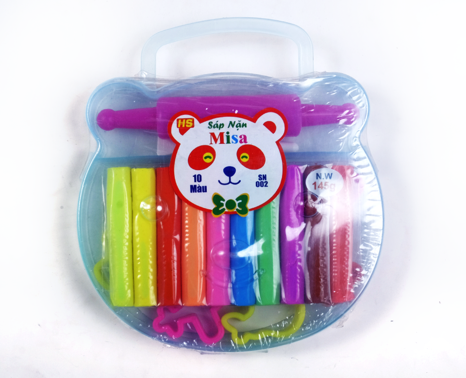 Đất Sét Nặn 10 Màu Gấu Misa