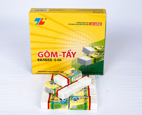 Gôm TL E-06 (hộp/30cục)