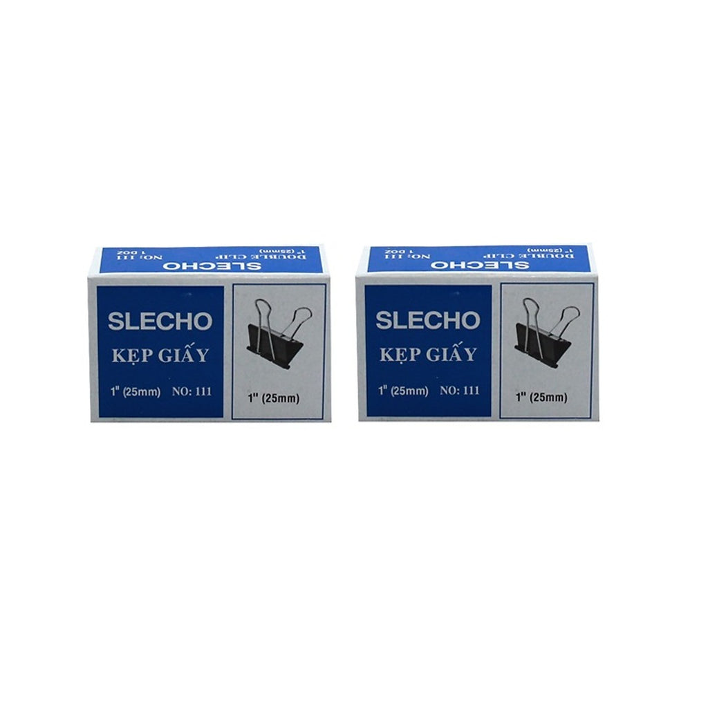 Kẹp Bướm 25mm Slecho (12 Cái/ Hộp)