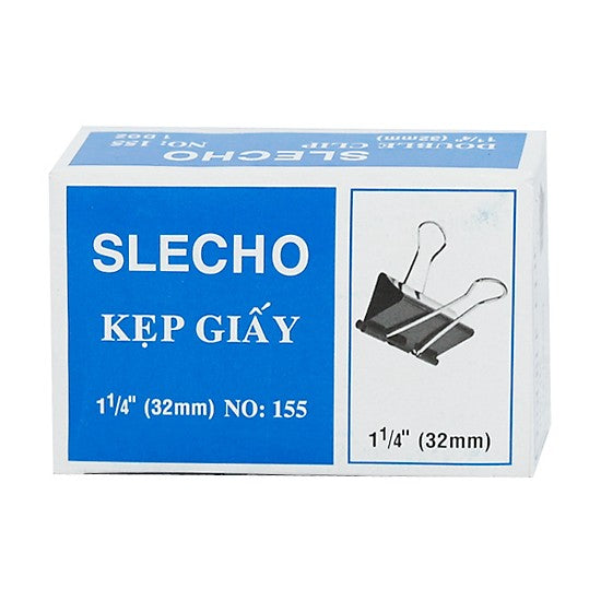 Kẹp Bướm 32mm Slecho (12 Cái/ Hộp)