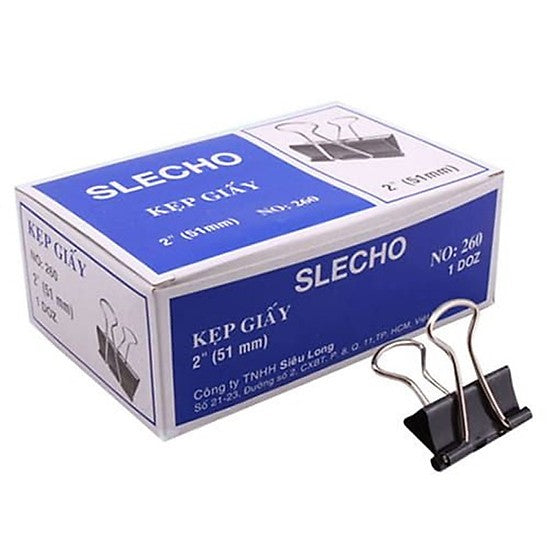 Kẹp Bướm 51mm Slecho (12 Cái/ Hộp)