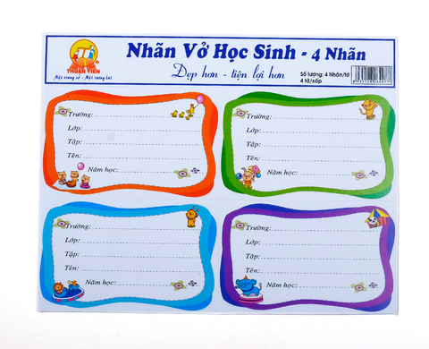 Nhãn Tập 4 Ô Lớn Thuận Tiến