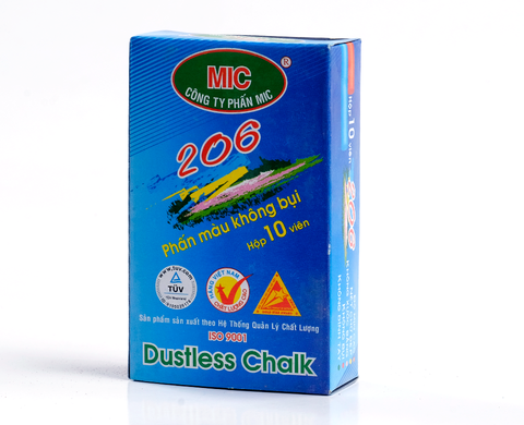 Phấn Màu Không Bụi Mic 206 (10 viên/hộp)