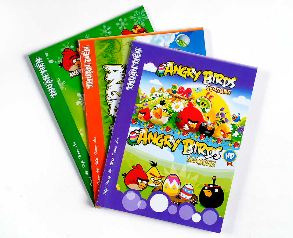 Tập 96tr Angry Bird (4ôli) 60gsm Thuận Tiến