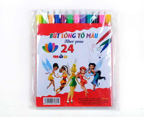 Viết Lông Màu 24 Cây HM BLM-008