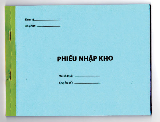 Phiếu Nhập Kho Khổ 13x19cm