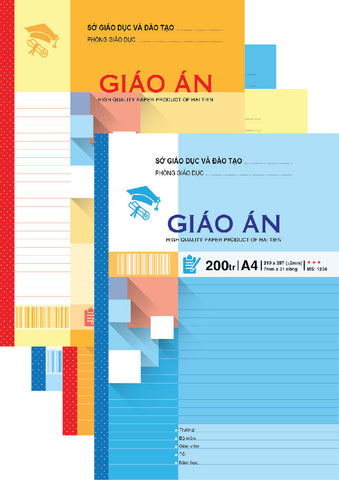 Sổ Giáo Án A4