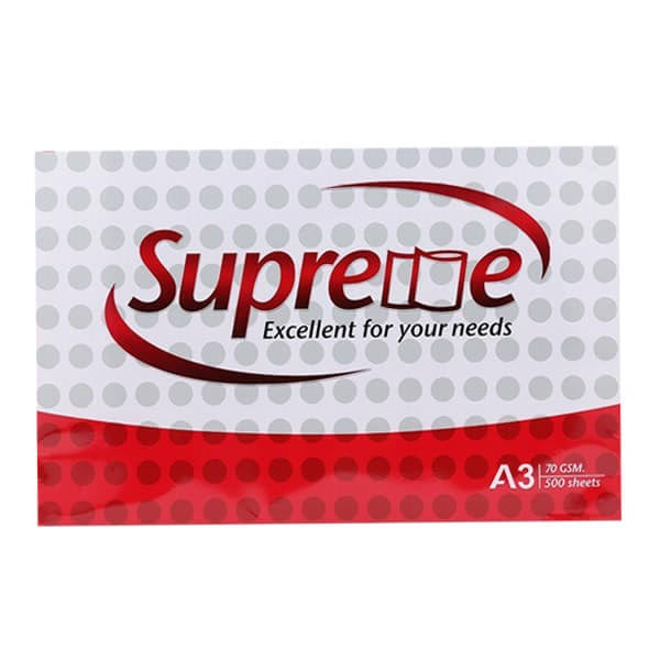 Giấy Supreme 70gsm A3.